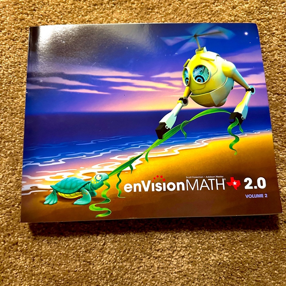 Pearson EnVision Math 2.0, vol 2 workbook NEW